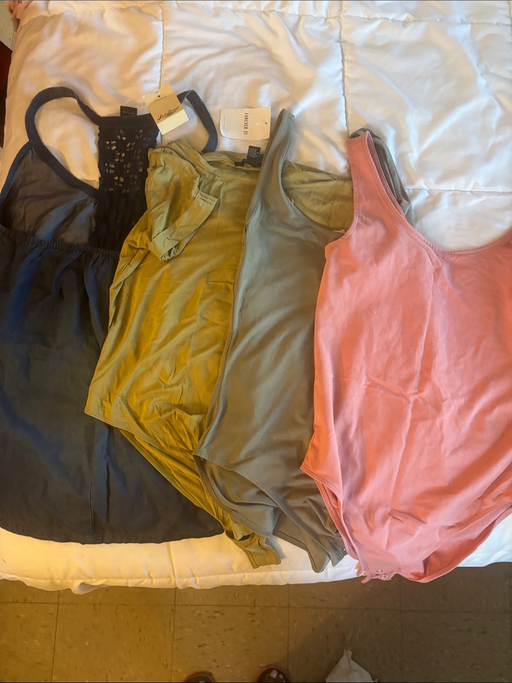 Women’s Scoop Neck Tank Top - Pink lucky Brand, Forever 21 , Gap